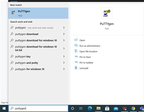 exe file as well if you don't want the entire PuTTy bundle. . Puttygen download windows 10